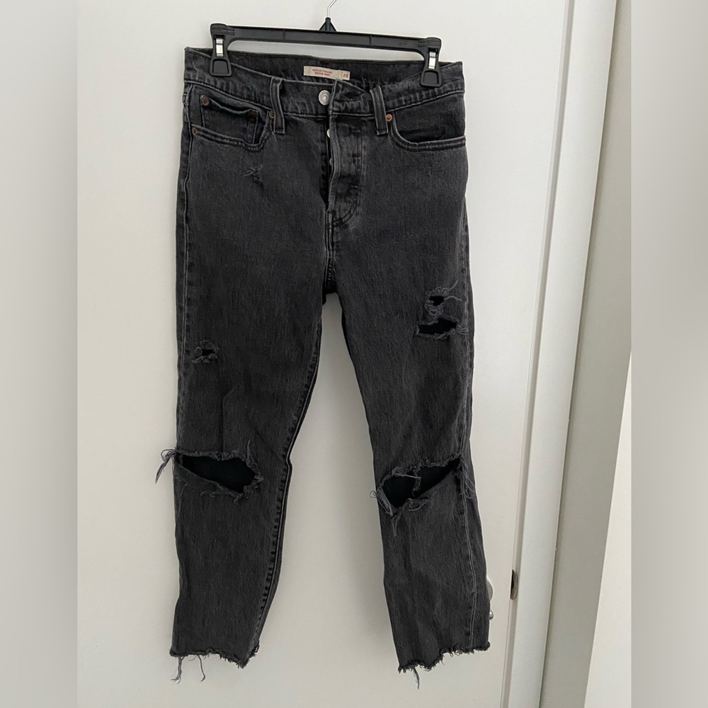 Levi wedgie straight jeans